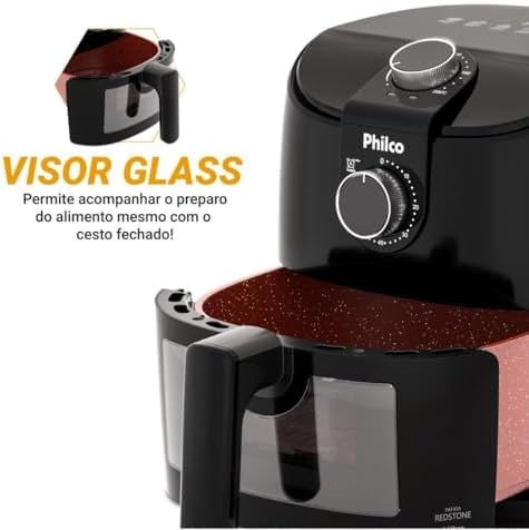Air Fryer Philco 4L Revestimento Redstone 1500W PAF40A 127V thumbnail 10