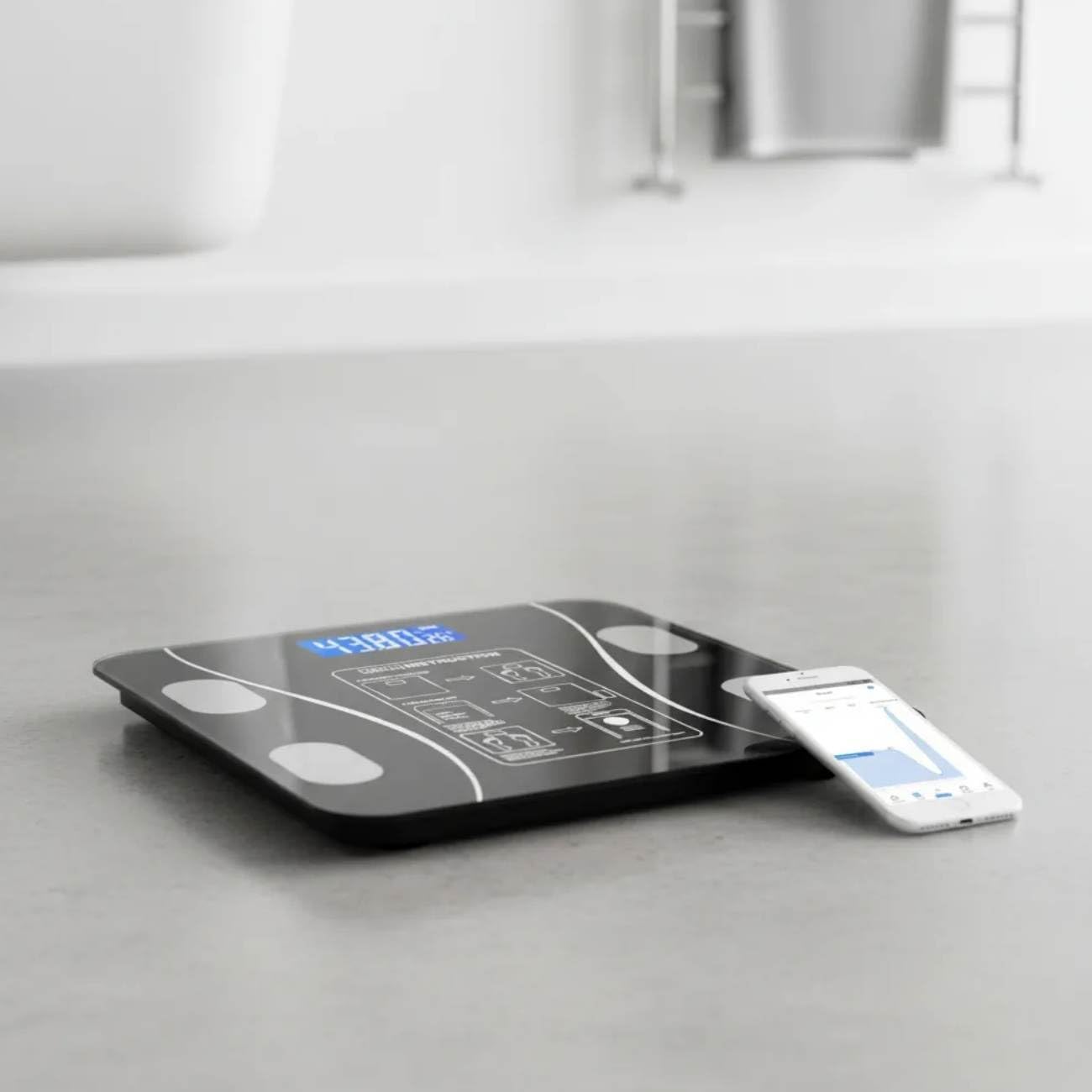 Balança Digital Corporal Slim Bluetooth 26cm thumbnail 2