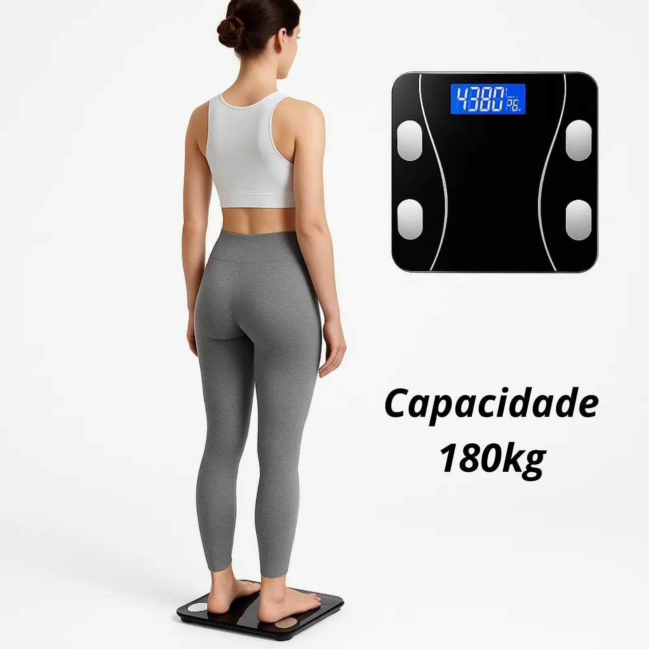 Balança Digital Corporal Slim Bluetooth 26cm thumbnail 3