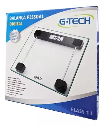Balança Corporal Digital G-tech Glass 11 Vidro Até 180 Kg… thumbnail 2