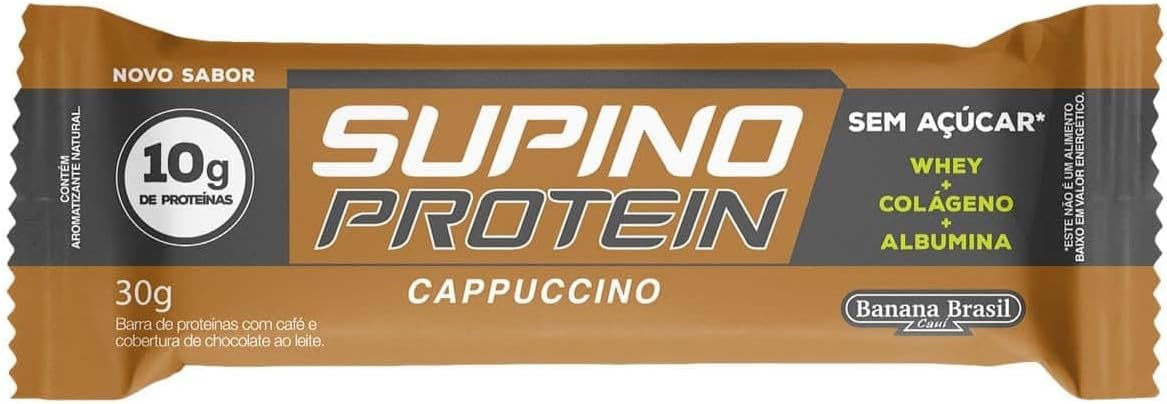 Banana Brasil Barra De Proteínas Cappuccino Com 12 Unidades De 30G thumbnail 3