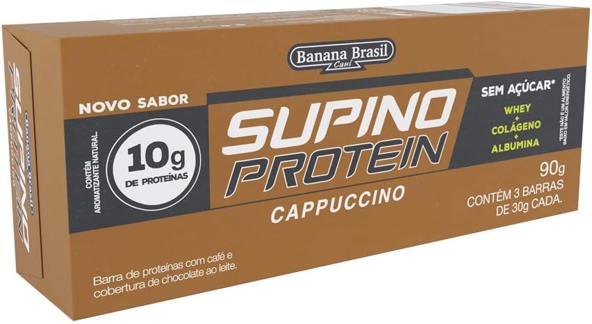 Banana Brasil Barra De Proteínas Cappuccino Com 12 Unidades De 30G thumbnail 4