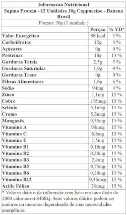 Banana Brasil Barra De Proteínas Cappuccino Com 12 Unidades De 30G thumbnail 6