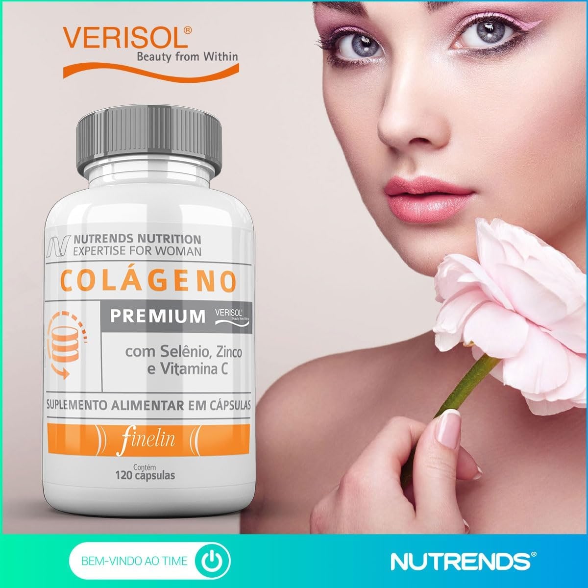 Colágeno Hidrolisado Verisol® Premium 120 cápsulas, Nutrends thumbnail 6