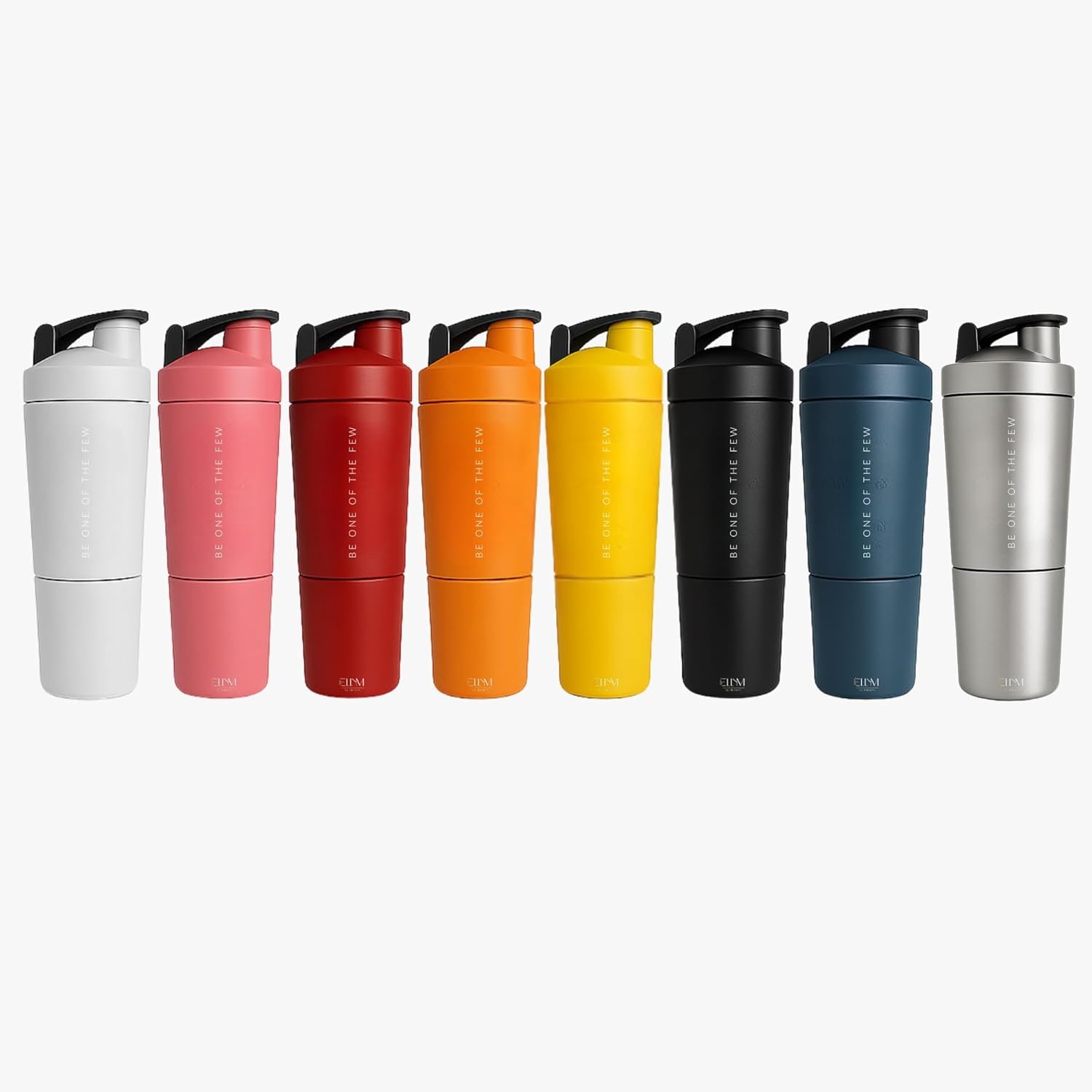 Coqueteleira Aço Inox 600ml com Compartimento Inferior ELLYM NUTRITION Misturador Ideal Shakes (Preto) thumbnail 9