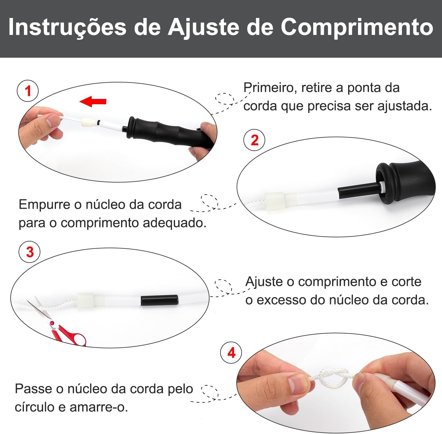 Corda de Pular Segmentada Profissional - Corda de Nylon Antienroscamento para Adultos e Crianças, Design Antiderrapante, TPE Resistente ao Frio, Ideal para Fitness, Freestyle e Iniciantes (2.8m) thumbnail 6