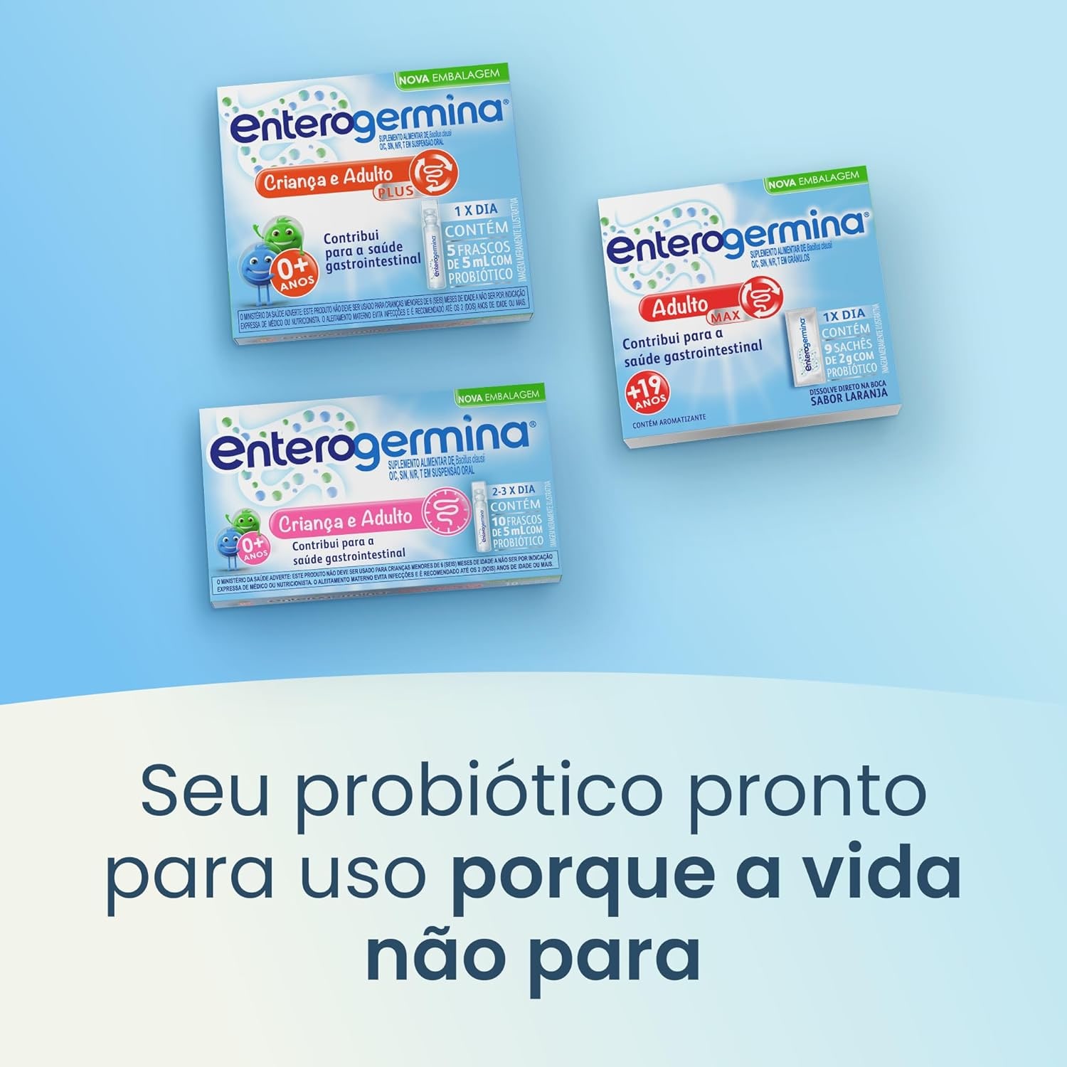 Enterogermina Probiótico 20 frascos de 5ml - Tamanho Família thumbnail 4