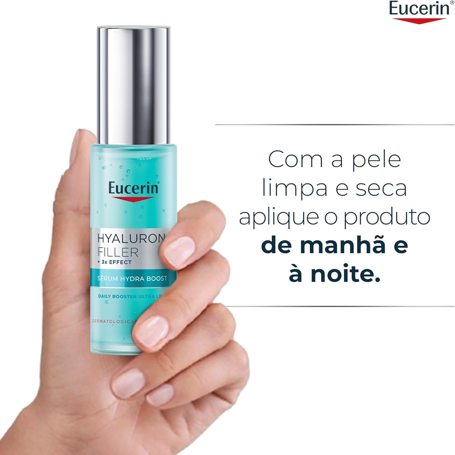 EUCERIN Sérum Facial Daily Booster UltraLeve 30ml, 24h Hidratação, Fortaceledor, Hyaluron-Filler, Ácido Hialurônico, Antirrugas, Hidratante thumbnail 9