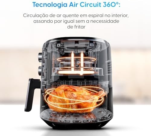 Fritadeira Elétrica Cube Fry Elgin 4,2 Litros 1600W 110V - Airfryer thumbnail 9