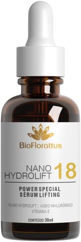 Hydrolift Sérum Lifting Efeito Cinderela com Ácido Hialurônico e Vitamina E, Rugas, Bigode Chinês