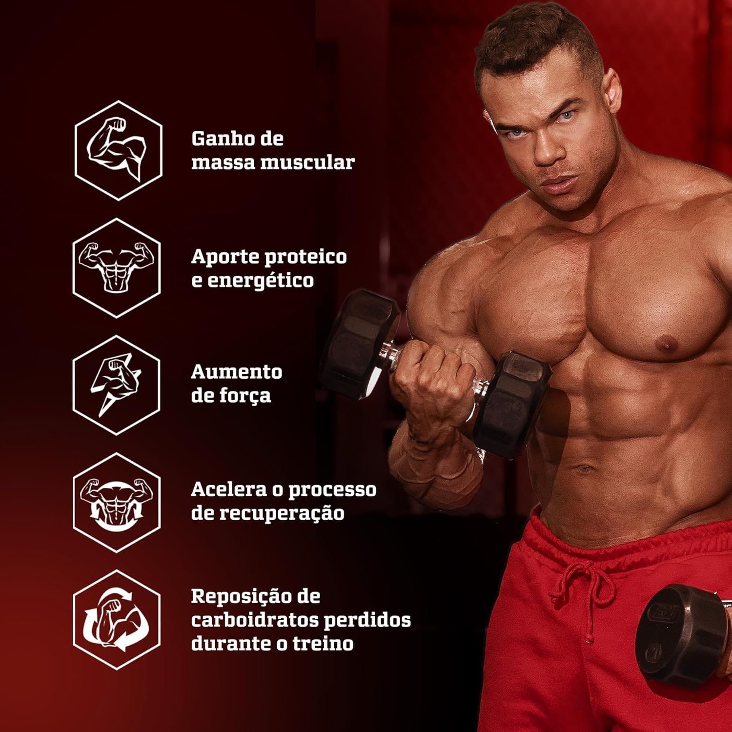 Integralmedica - Hipercalórico - Nutri Whey Protein Baunilha - Pouch 900g - Fonte de Proteínas e Carboidratos - Suplemento Alimentar, Ganho Muscular e Recuperação Pós-Treino - Super Mass Gainer thumbnail 4