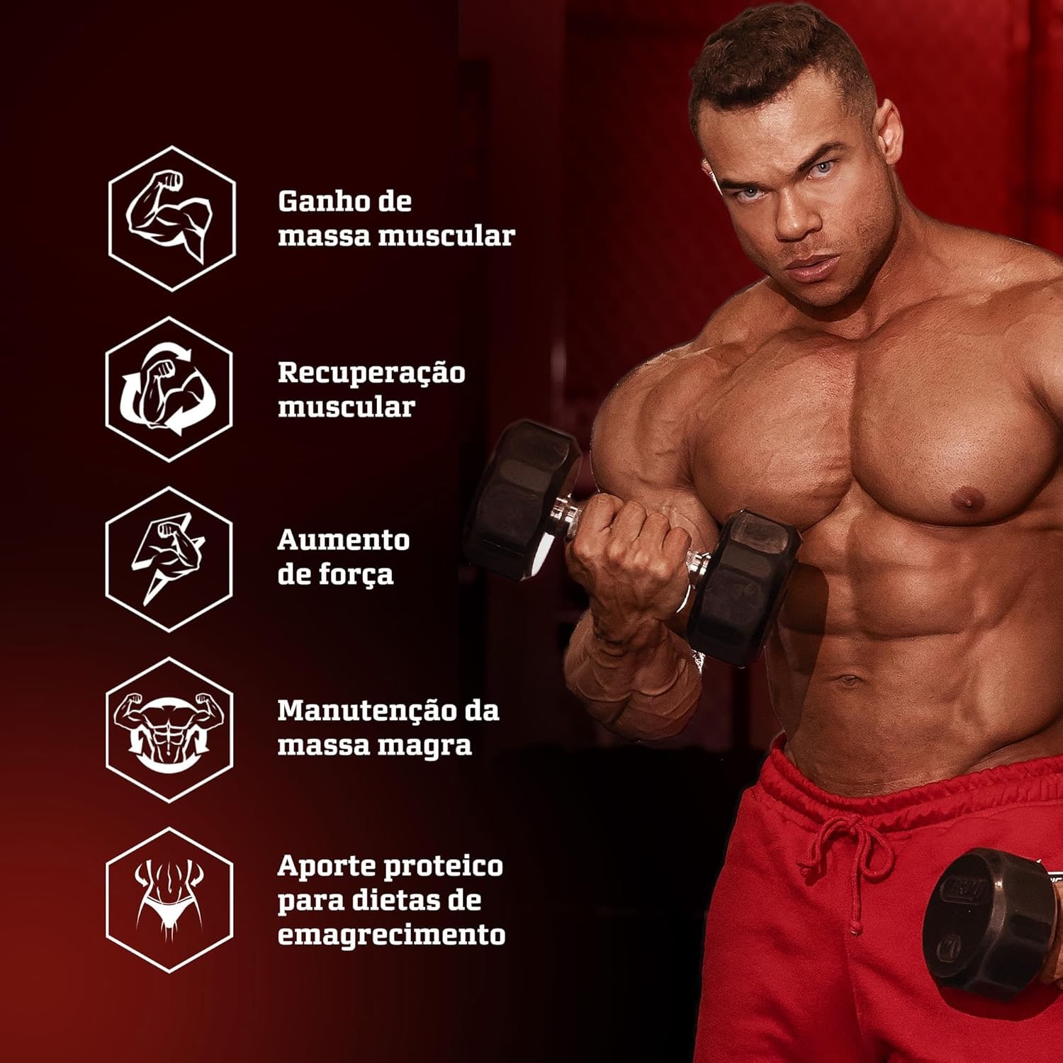 Integralmédica - Whey Protein Concentrado Cookies and Cream 100% Pure - 21g de Proteína por Scoop, Suplementação Alimentar Pós-Treino, Fórmula Enriquecida com BCAAs - Pote 900g thumbnail 4