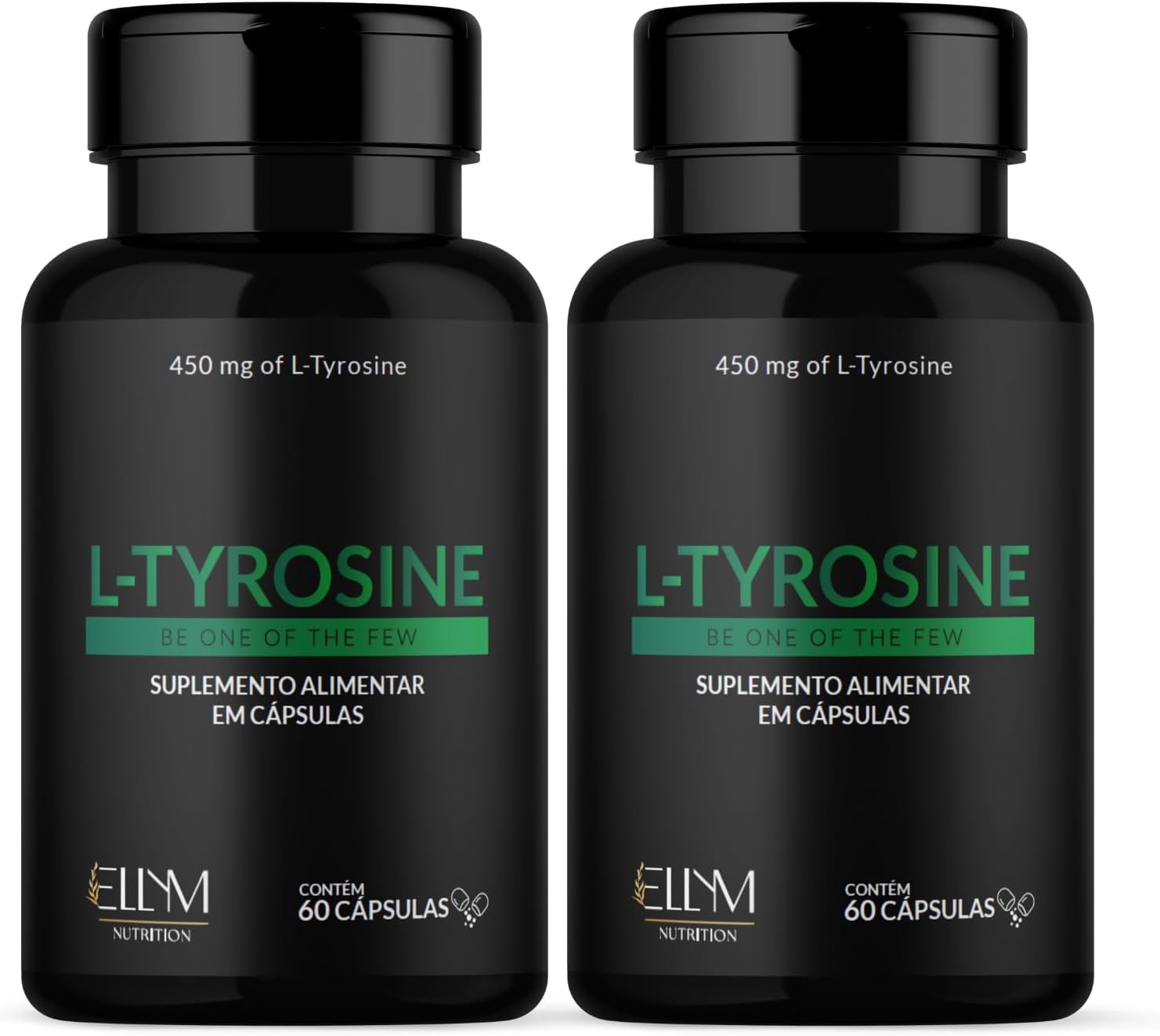 L-Tirosina 450mg ELLYM NUTRITION 60 Cápsulas Suplemento de Aminoácido thumbnail 5