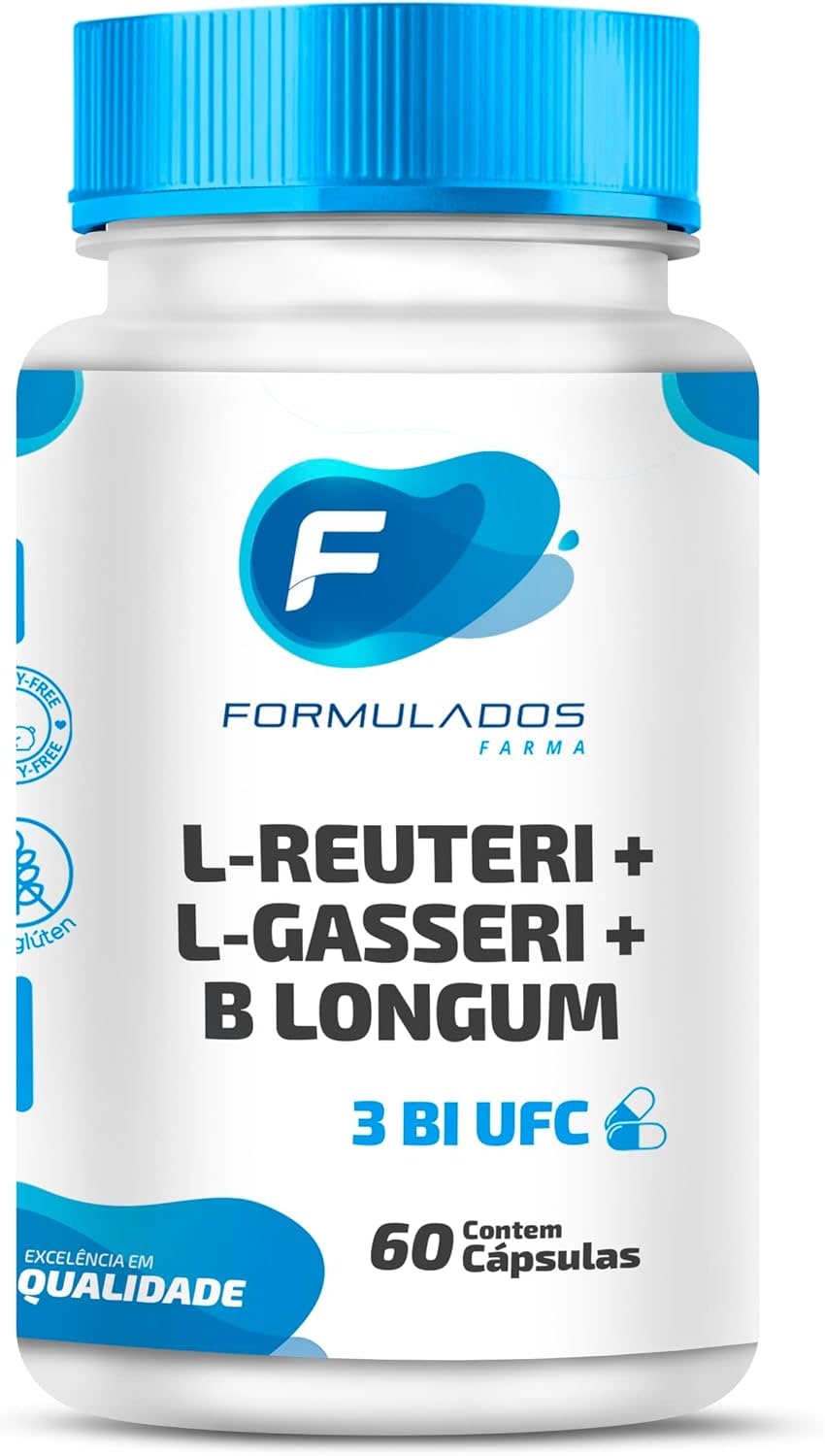 Lactobacillus Reuteri + Gasseri + Longum 3bi 60 Cápsulas