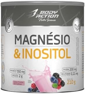 Magnésio e Inositol 210g Sabor Frutas Vermelhas Bodyaction thumbnail 5