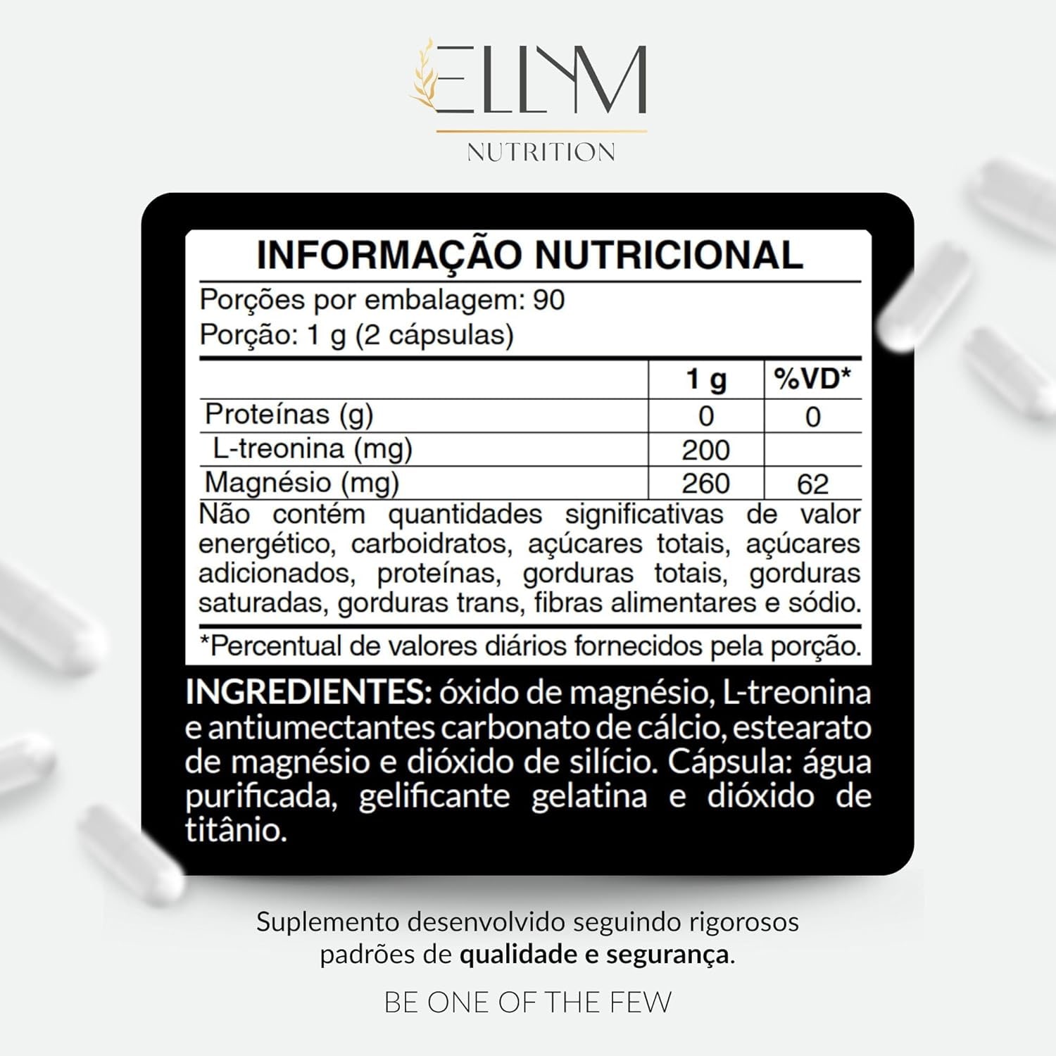 Magnésio L-Treonina 180Caps + Neuro 60Caps ELLYM NUTRITION Kit Completo Desempenho Mental e Muscular thumbnail 3