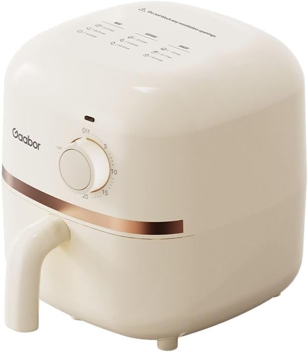 Mini Air Fryer Fritadeira Elétrica Sem Óleo 1.4L Individual 900w 127v - Gaabor thumbnail 3