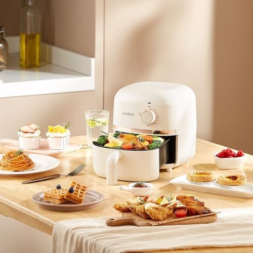 Mini Air Fryer Fritadeira Elétrica Sem Óleo 1.4L Individual 900w 127v - Gaabor thumbnail 6