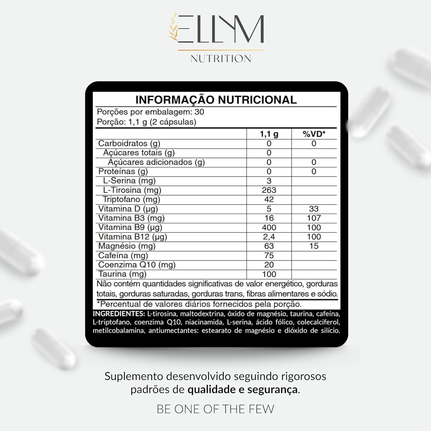 Neuro+ 60Caps e Coenzima Q10 200mg com Vitamina E 60Caps ELLYM NUTRITION Memória, Foco e Antioxidante thumbnail 2