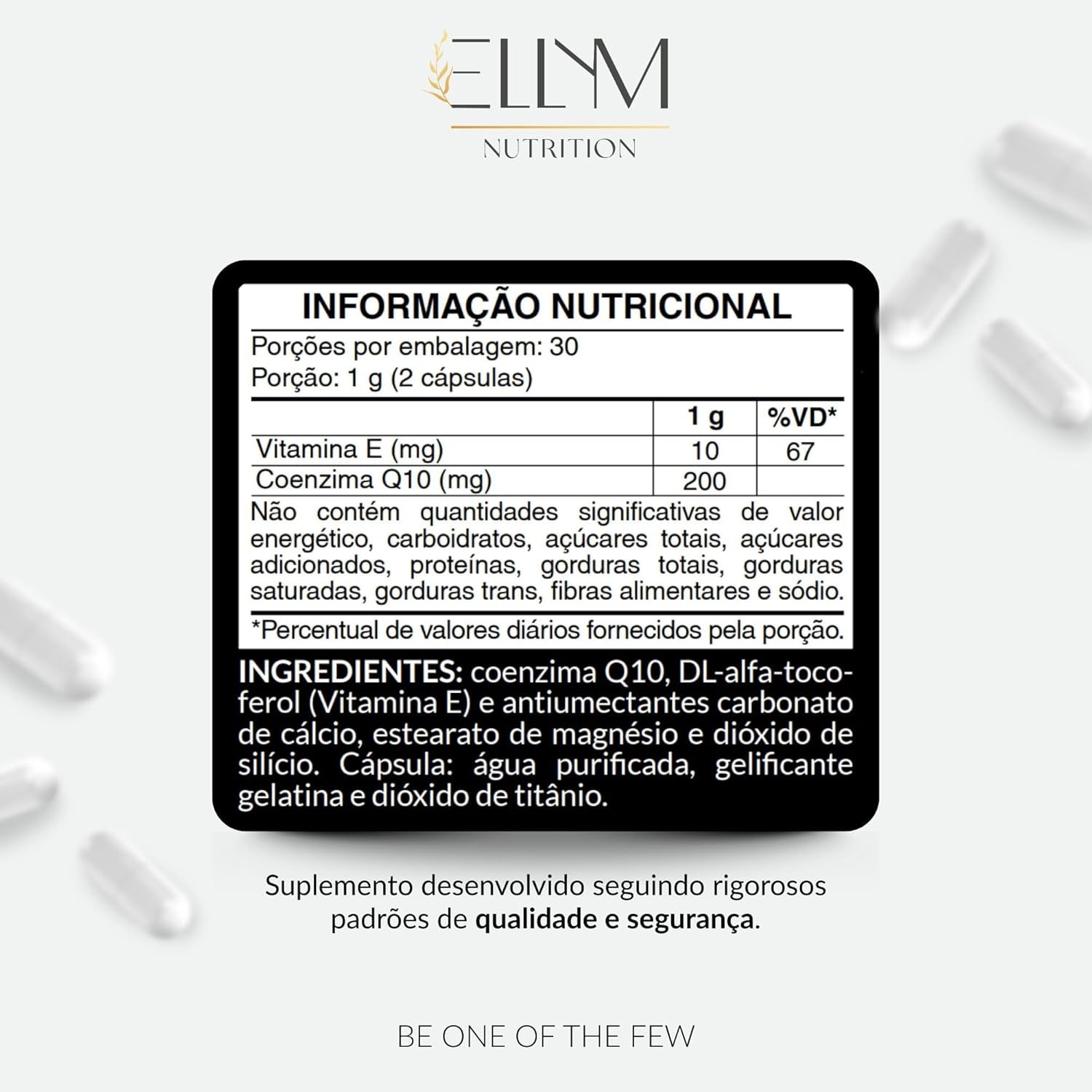 Neuro+ 60Caps e Coenzima Q10 200mg com Vitamina E 60Caps ELLYM NUTRITION Memória, Foco e Antioxidante thumbnail 3