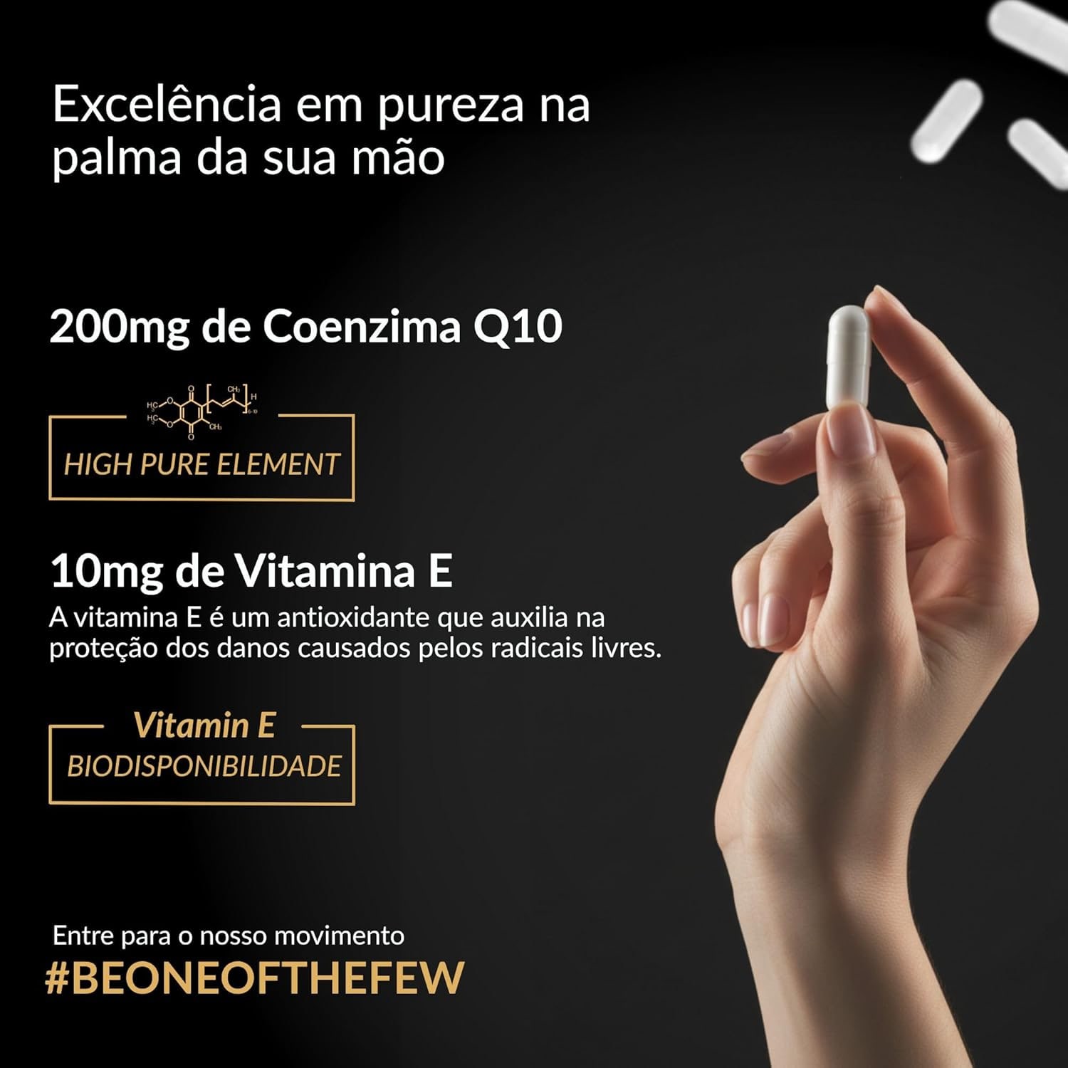 Neuro+ 60Caps e Coenzima Q10 200mg com Vitamina E 60Caps ELLYM NUTRITION Memória, Foco e Antioxidante thumbnail 5