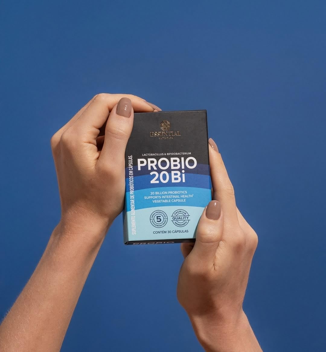 Probio 20Bi Essential Nutrition – Blend de Probióticos 20 Bilhões (30 Cápsulas) Saúde Intestinal e Imunidade thumbnail 5