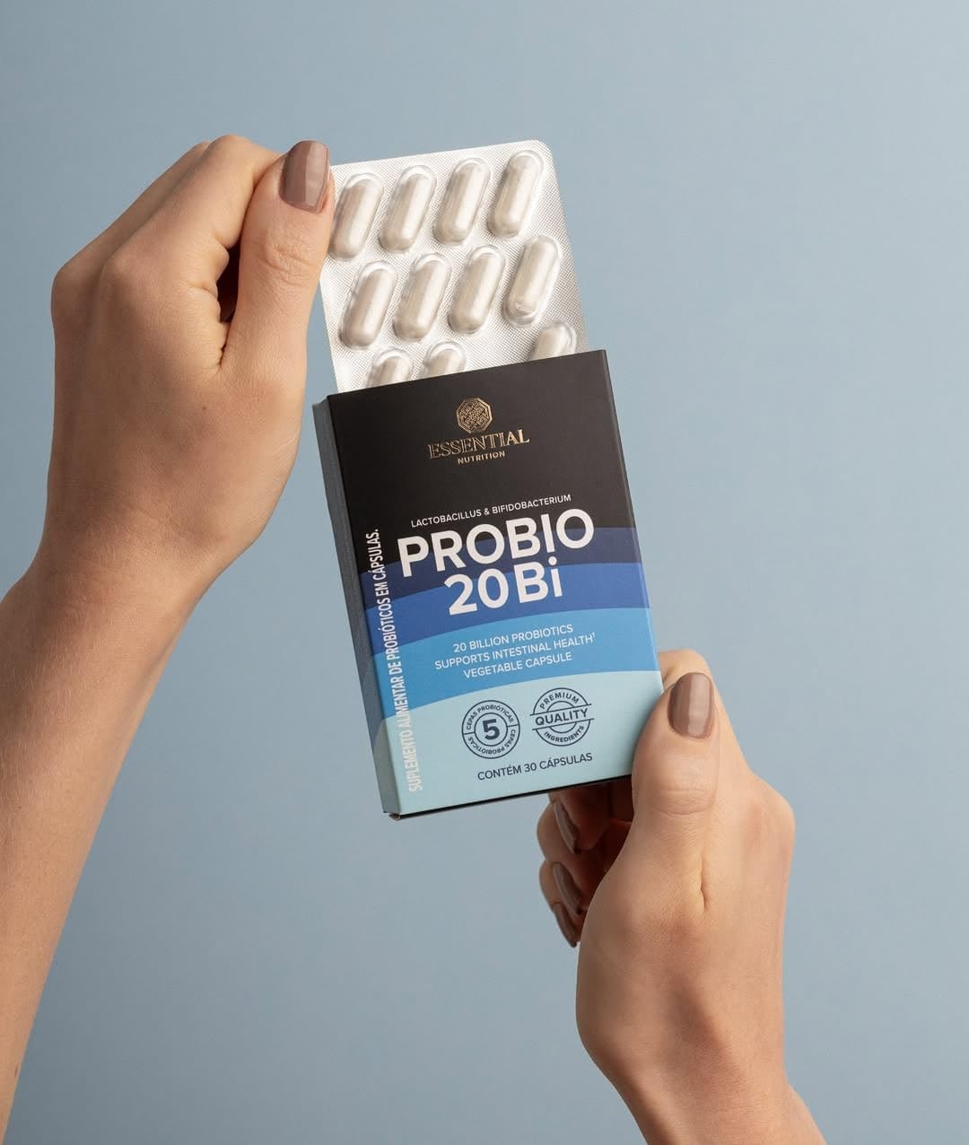 Probio 20Bi Essential Nutrition – Blend de Probióticos 20 Bilhões (30 Cápsulas) Saúde Intestinal e Imunidade thumbnail 6