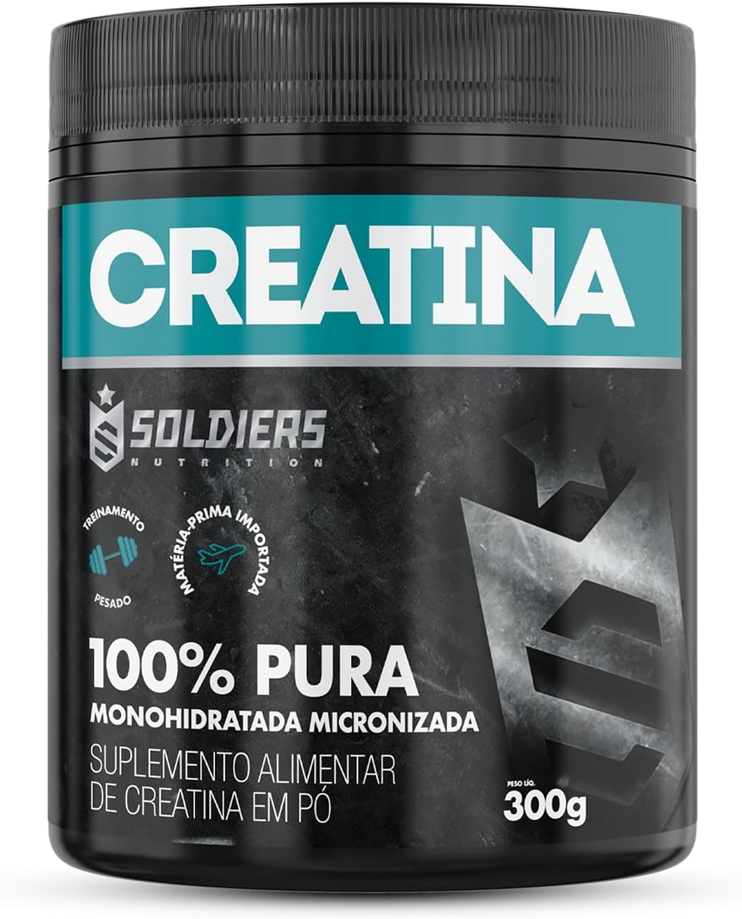 Soldiers Nutrition Creatina Monohidratada Pote 300g