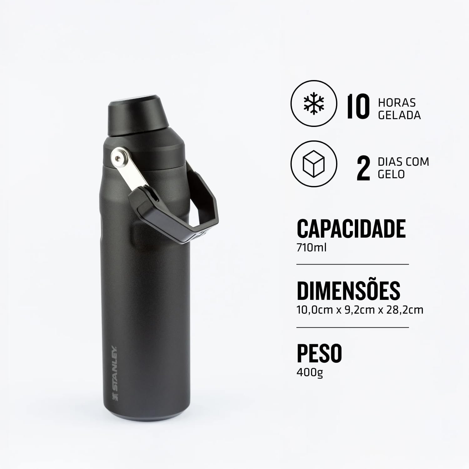 Stanley Garrafa Térmica Aerolight Fast Flow Black | 710ml thumbnail 5
