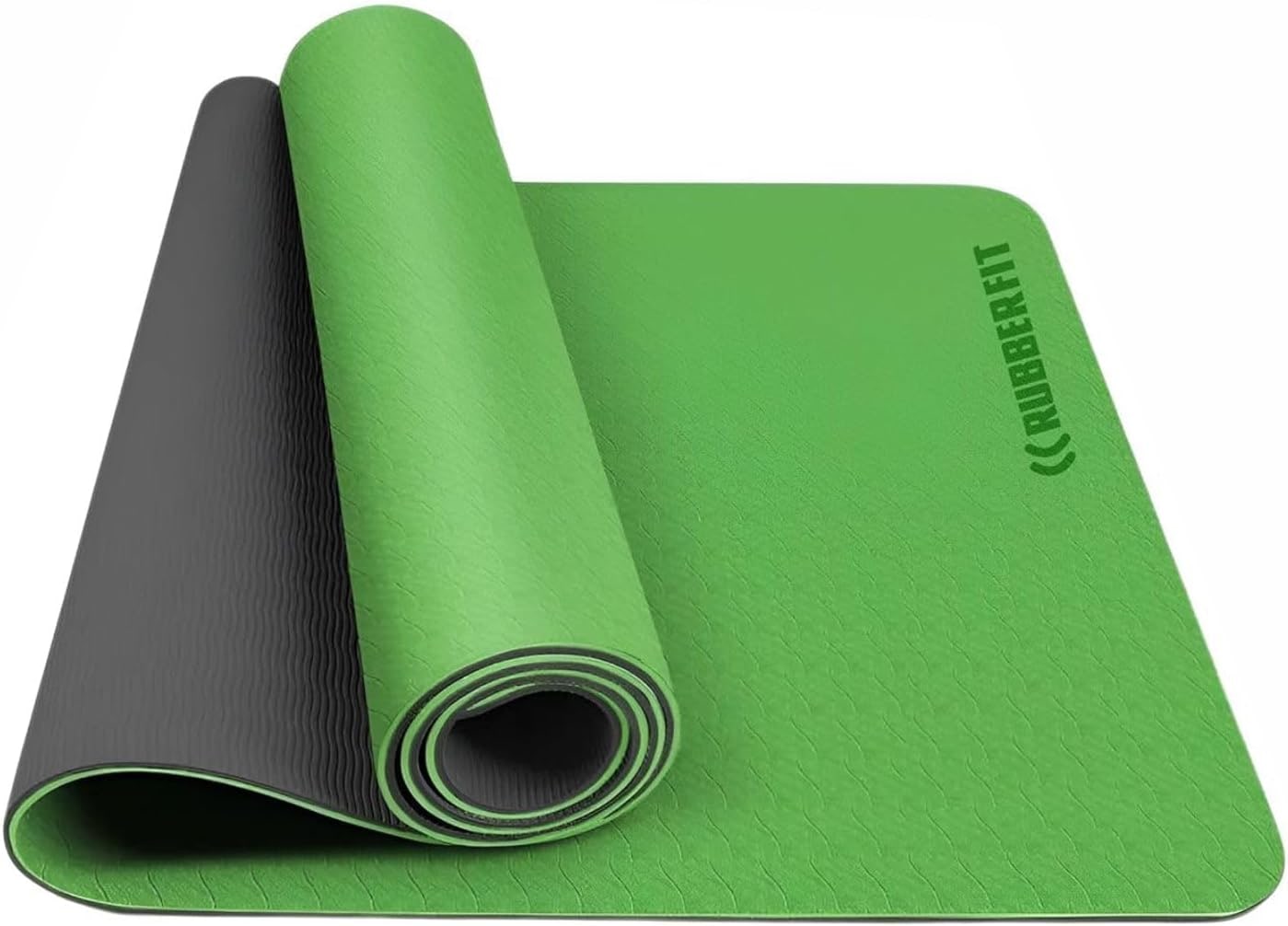 Tapete de Yoga Antiderrapante TPE 6mm Pilates com Bolsa Premium Rubber Fit thumbnail 5