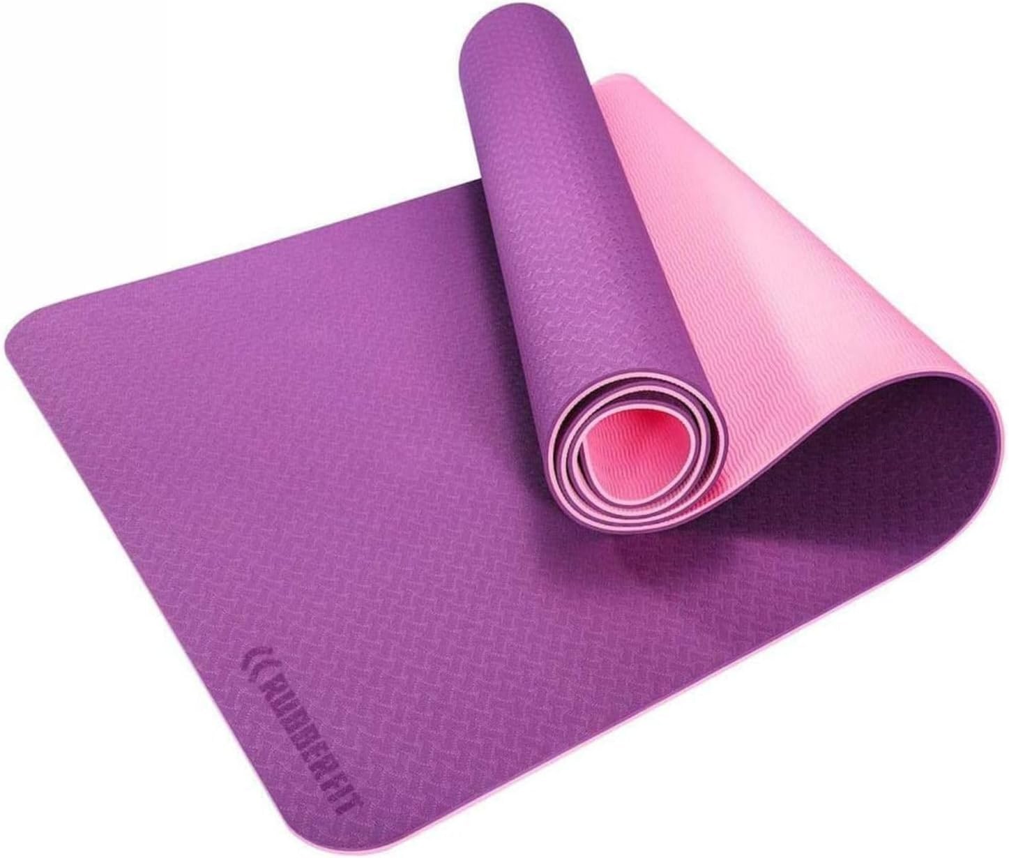 Tapete de Yoga Antiderrapante TPE 6mm Pilates com Bolsa Premium Rubber Fit thumbnail 6