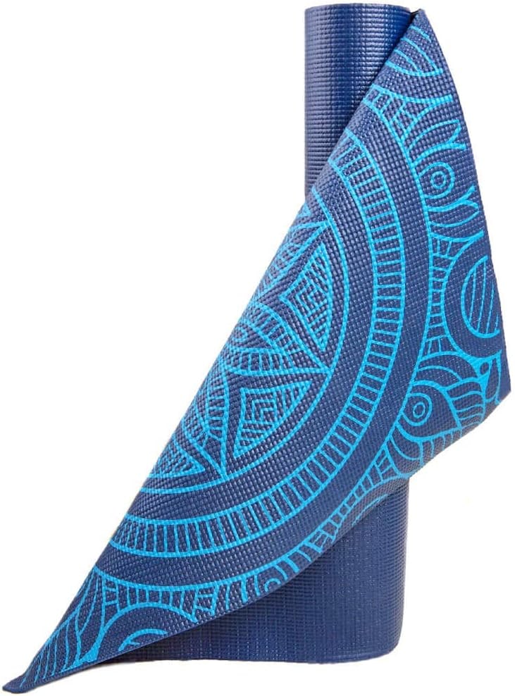 Tapete Yoga Mat Pilates PVC Com Estampa e Bolsa Yangfit thumbnail 2