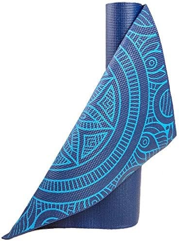 Tapete Yoga Mat Pilates PVC Com Estampa e Bolsa Yangfit thumbnail 5