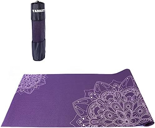 Tapete Yoga Mat Pilates PVC Ecológico 5mm Mandala Yangfit thumbnail 4