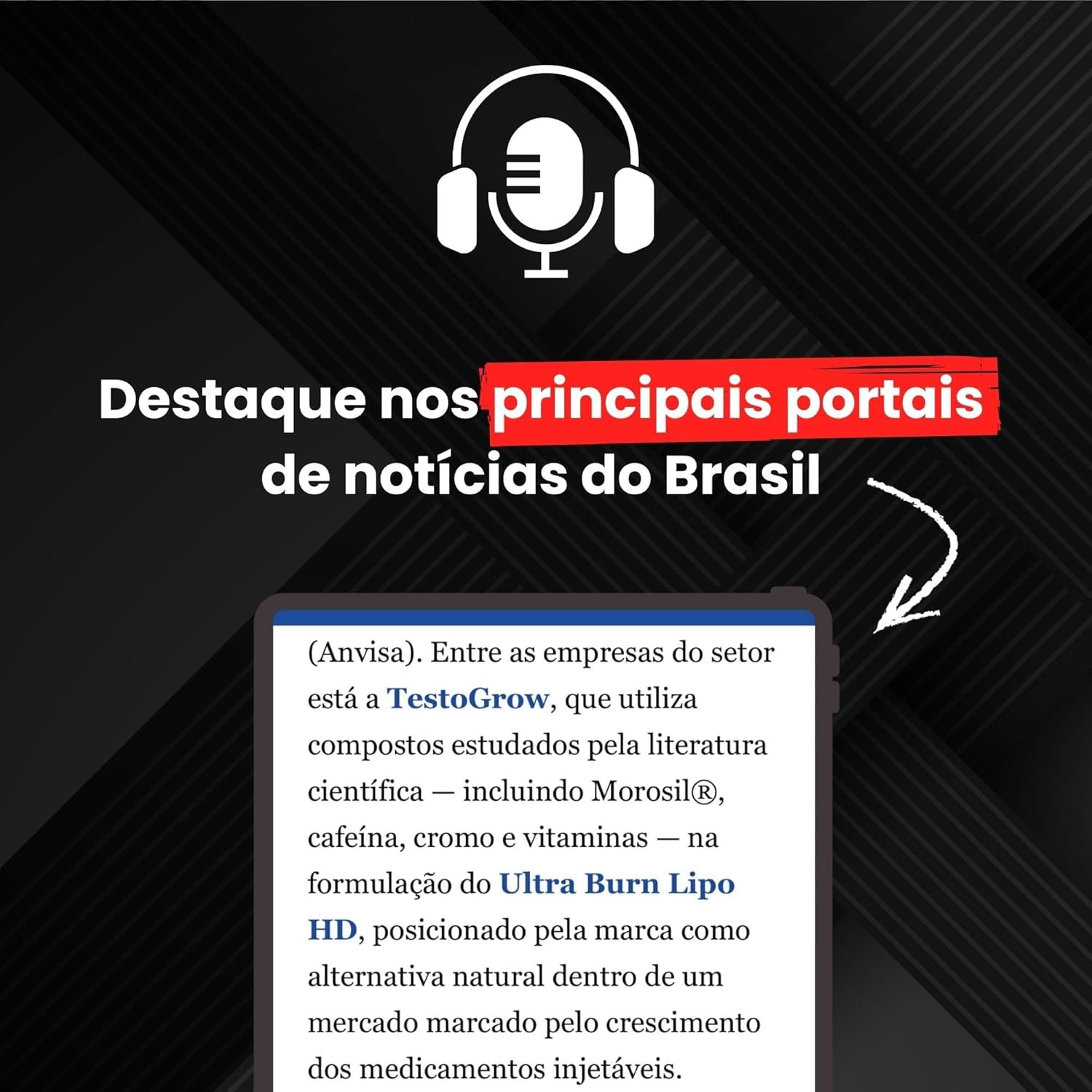 Termogênico Ultra Burn Lipo HD – Morosil® 400 mg + Cafeína, Cromo e Vitaminas para Auxílio na Queima de Gordura – 60 Cápsulas thumbnail 6