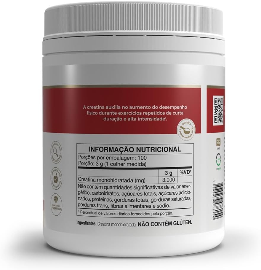 Vitafor - Creatine Creatina Monohidratada - 300g thumbnail 2