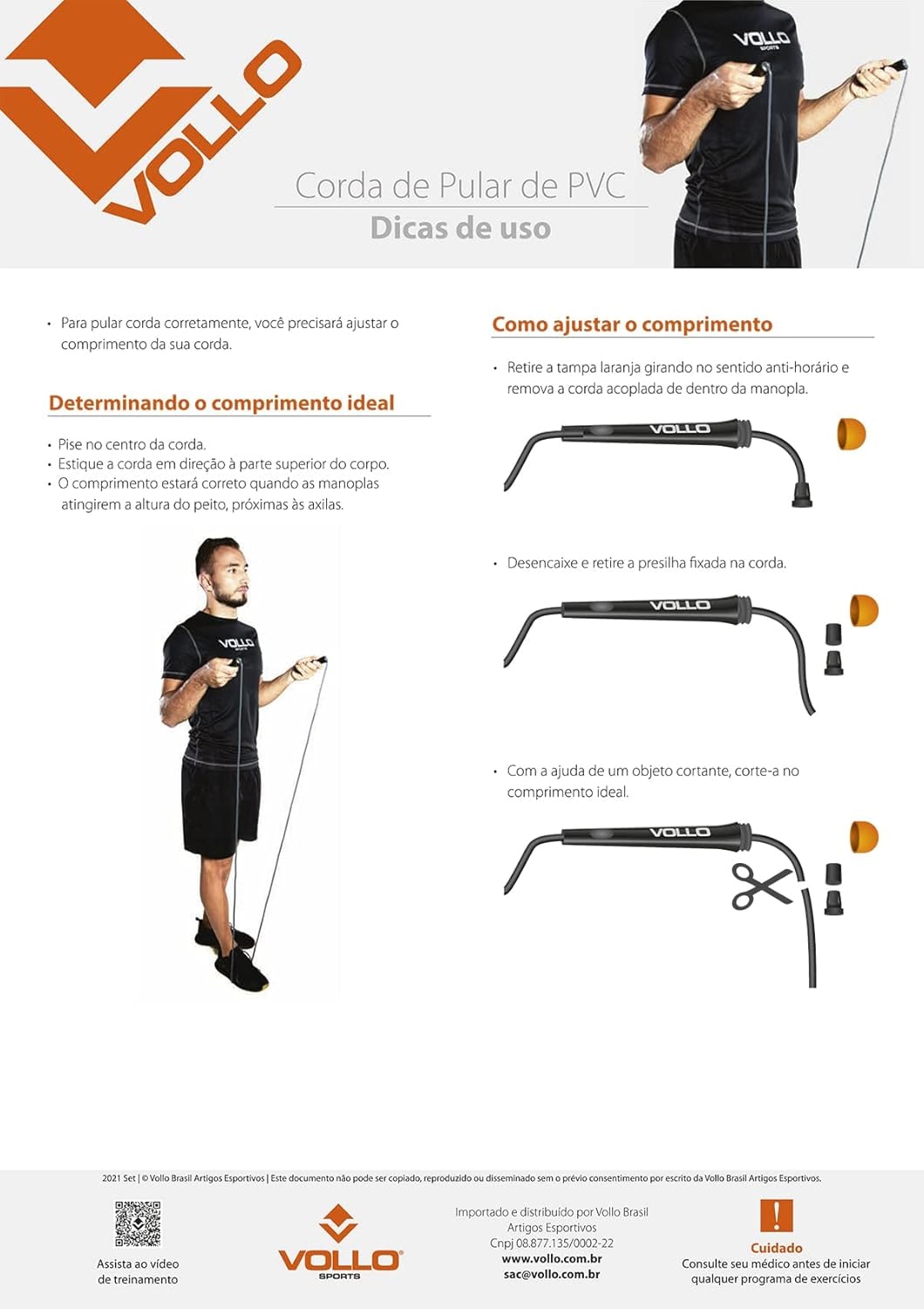 Vollo Corda de Pular de PVC thumbnail 6