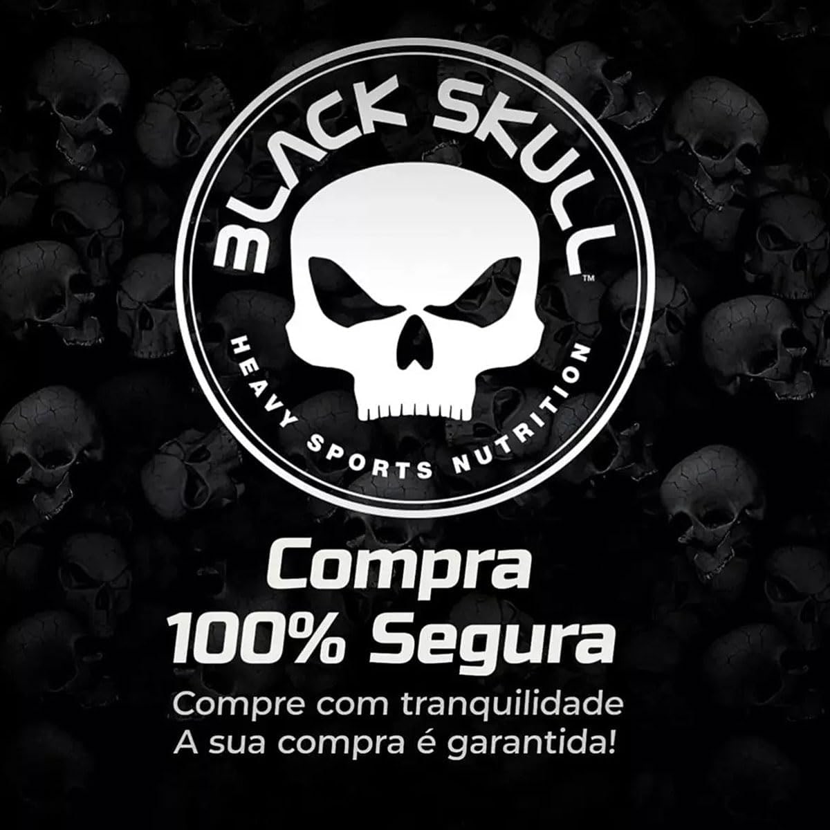 Whey 100% Hd - 900G Refil Baunilha, Black Skull thumbnail 3