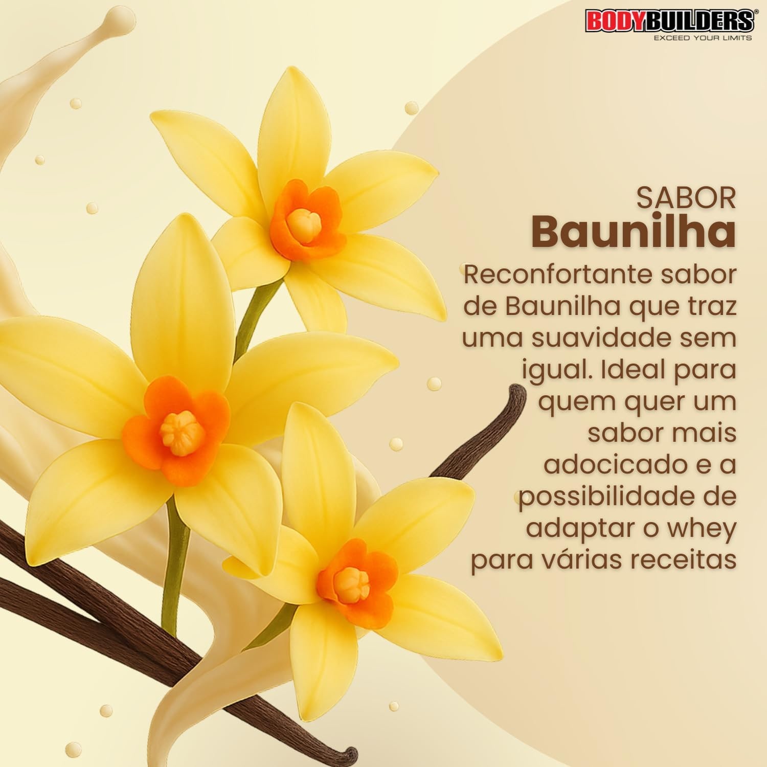 Whey Protein 100% Isolada Baunilha 2kg - Bodybuilders thumbnail 2