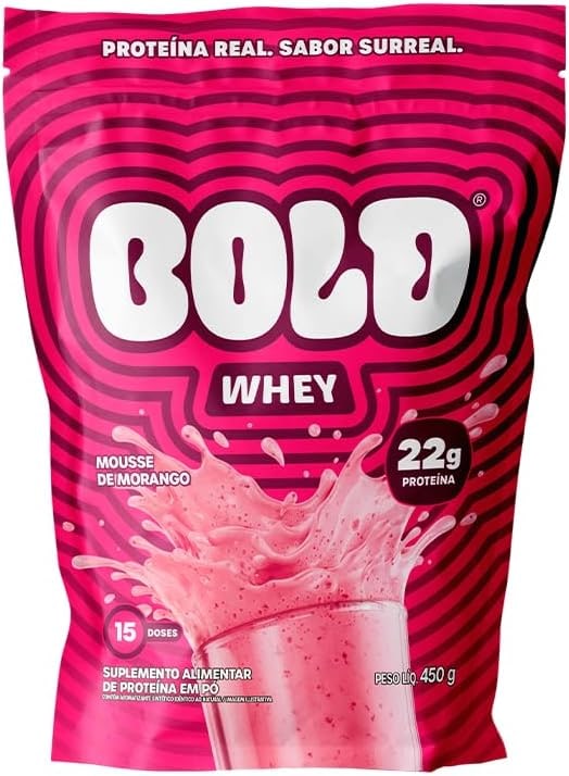 WHEY PROTEIN 3W - BOLD WHEY (450g) - Sabor: Cookies &amp; Cream thumbnail 3