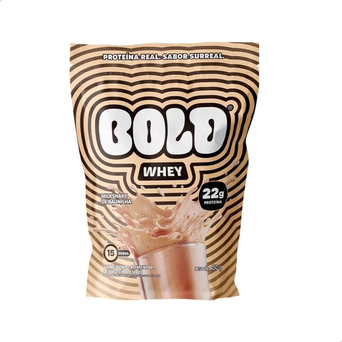 WHEY PROTEIN 3W - BOLD WHEY (450g) - Sabor: Cookies &amp; Cream thumbnail 4