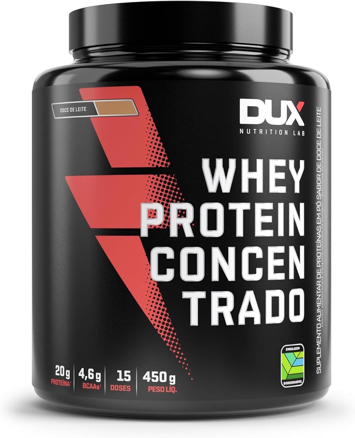 Whey Protein Concentrado Chocolate Pote 900g – Contribui para o Ganho Muscular Hipertrofia – Dux Human Health thumbnail 5